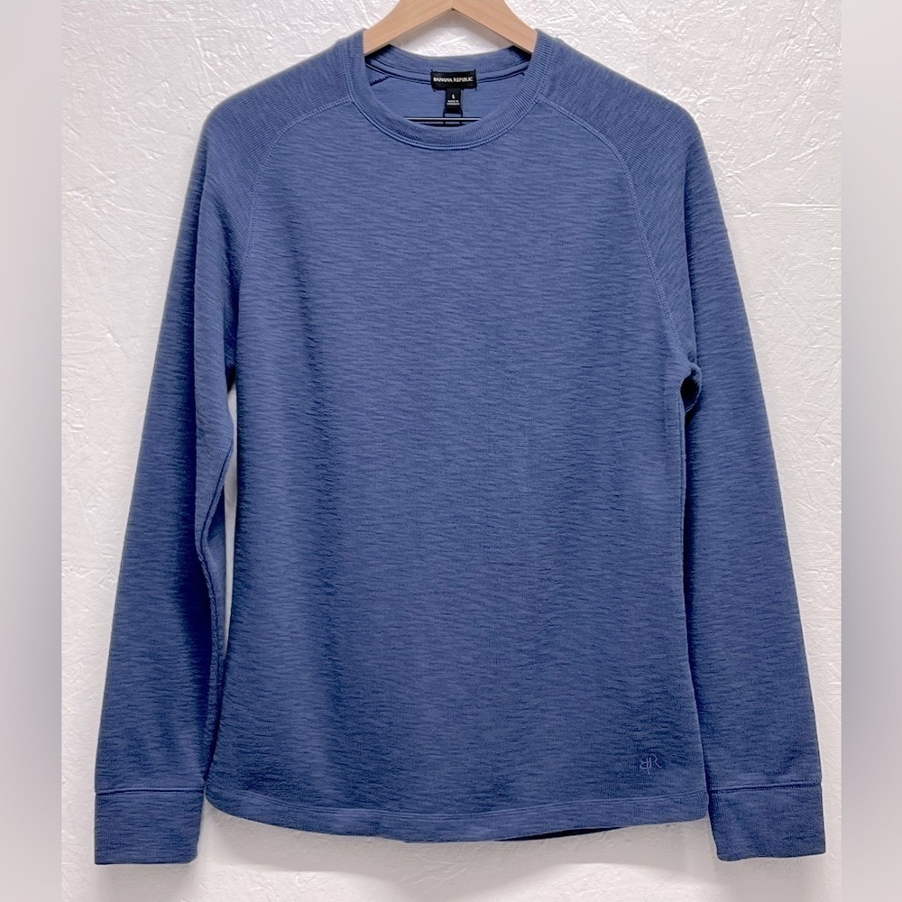 BANANA Republic Men's Double Knit
Long Sleeve Crewneck Shirt - S